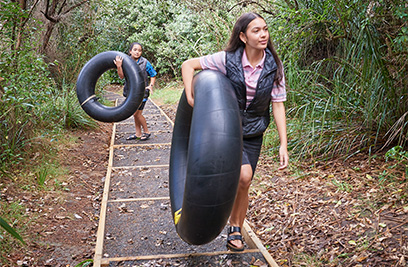 Safe new beach track for youth camp
