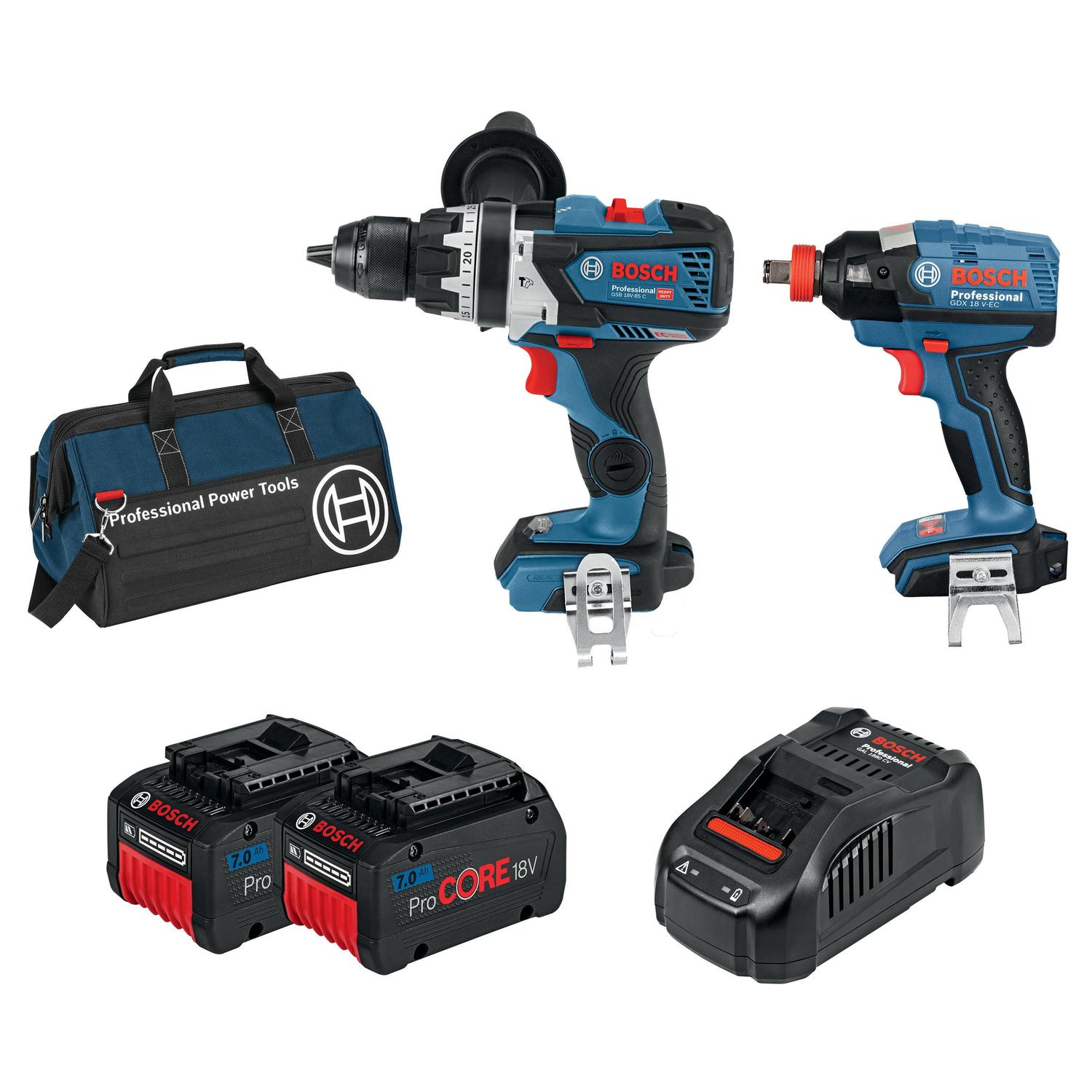 Bosch Professional | ProCORE Cordless Combo Kit 2 piece, 7.0Ah, 18 