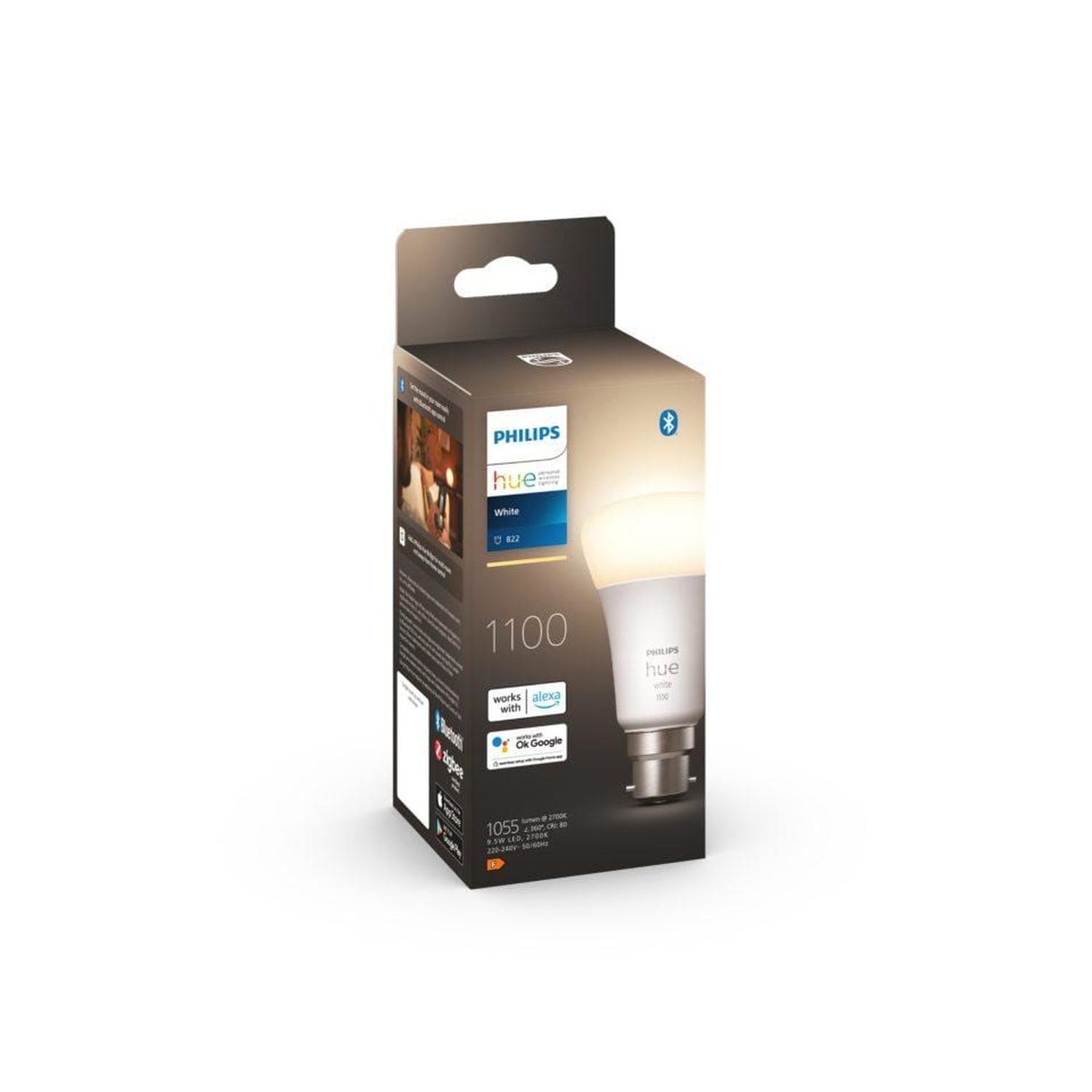 Philips | Hue White and Colour Ambiance 1600lm B22 Bulb | Mitre10