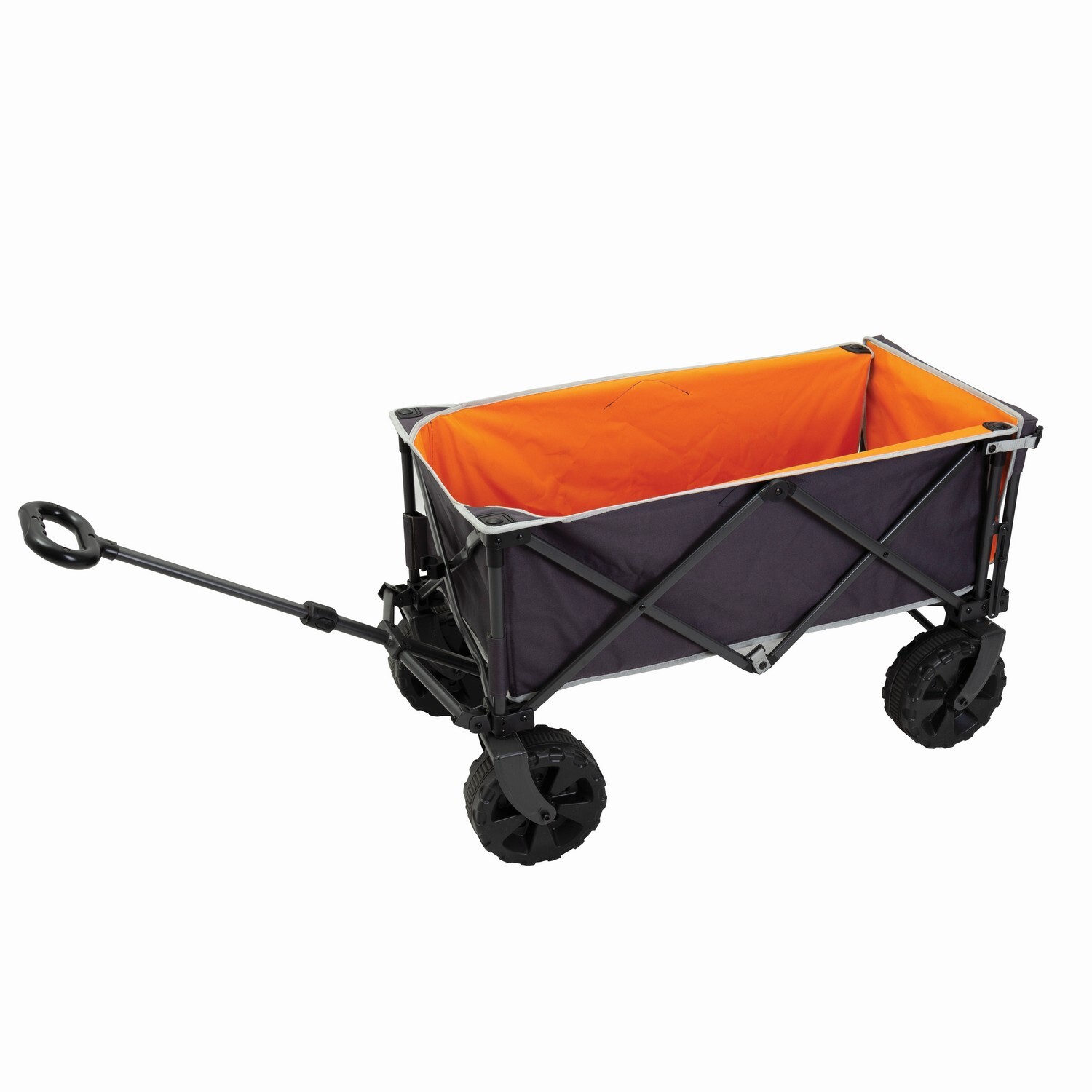 Kiwi Camping | Folding Trolley Black & Orange | Mitre10