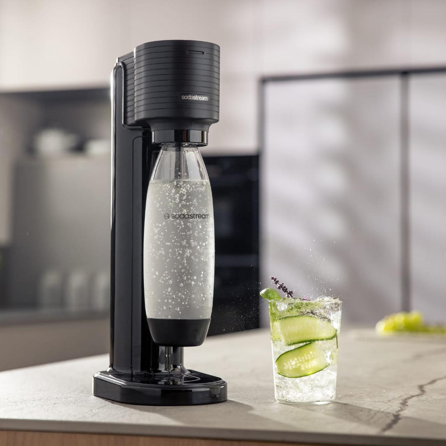 SodaStream | Gaia Sparkling Water Maker Black | Mitre10