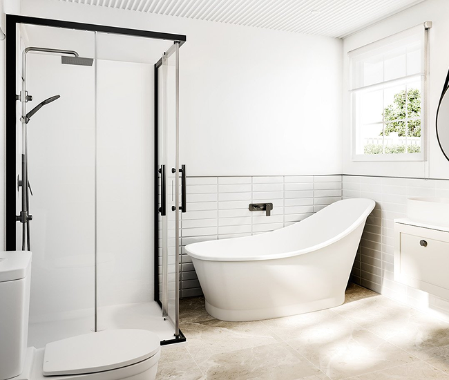 Corner Showers