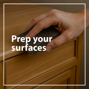 Prep your surfaces