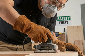 Wearing safety gear while DIY-ing