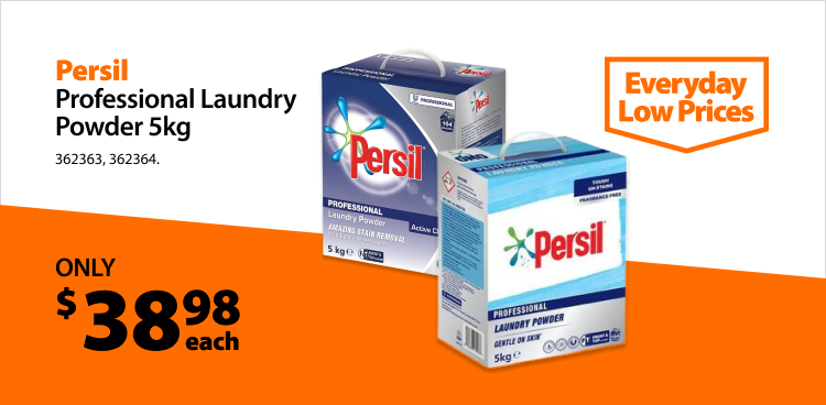 Persil Professional Laundry Powder 5kg, only $38.98 each. Everyday Low Prices.