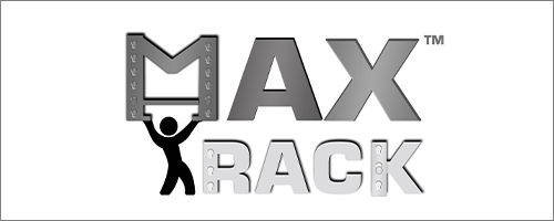 MaxRack logo.