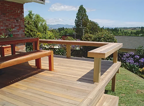 Kwila, Garapa and Vitex hardwood decking