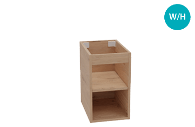  2 Draw wall hung