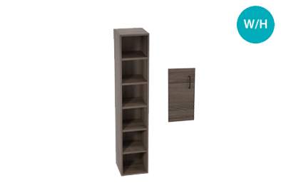  2 Draw wall hung