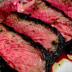 Reverse seared steak image