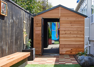 Sizing and maintaining a wooden shed in New Zealand