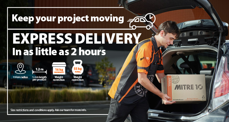 Express Delivery in as little as 2 hours