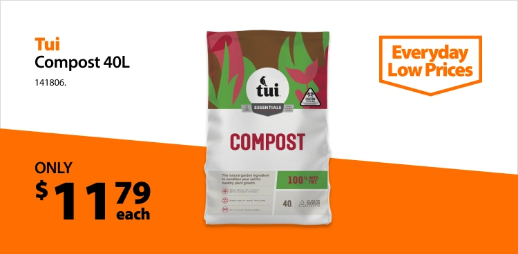 Tui Compost 40L, only $11.79 each. Everyday Low Prices.